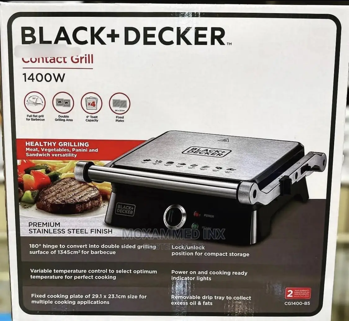 BLACK+DECKER Contact Grill 1400w