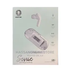 Green Lion Sonic Wireless Earbuds - White