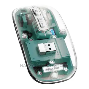 Greenlion Transparent Mouse 2400dpi 400mah