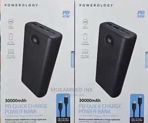 Powerology PD 45W Powerbank 30000mah
