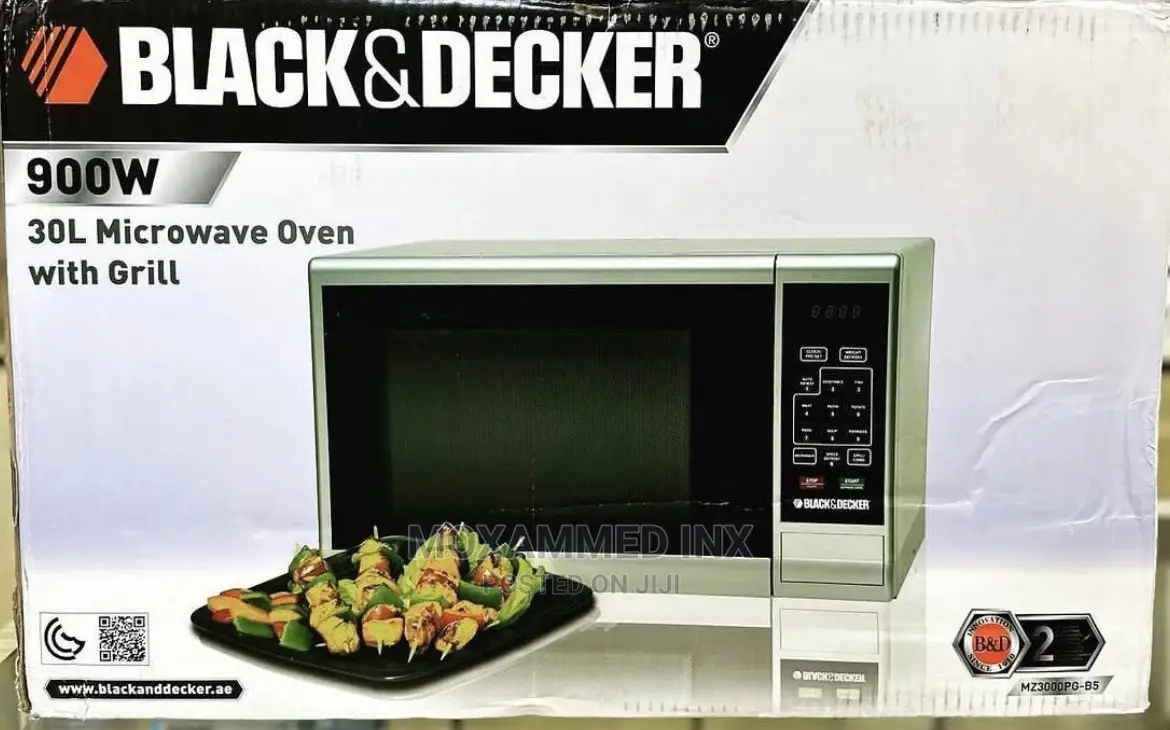 Black+Decker Microwave Oven With Grill 30L
