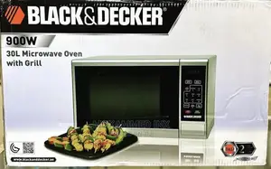 Black+Decker Microwave Oven With Grill 30L