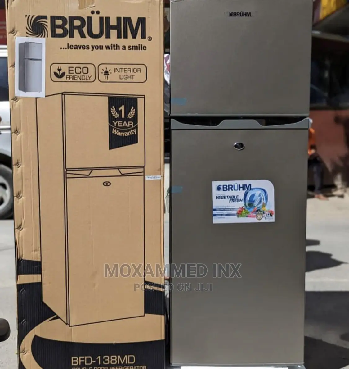 Bruhm Fridge 138L