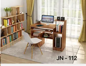 Computer Table With Shelves