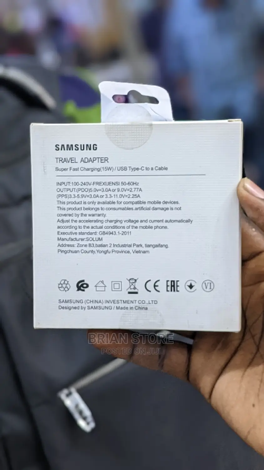 Samsung Powe Adapter Type C