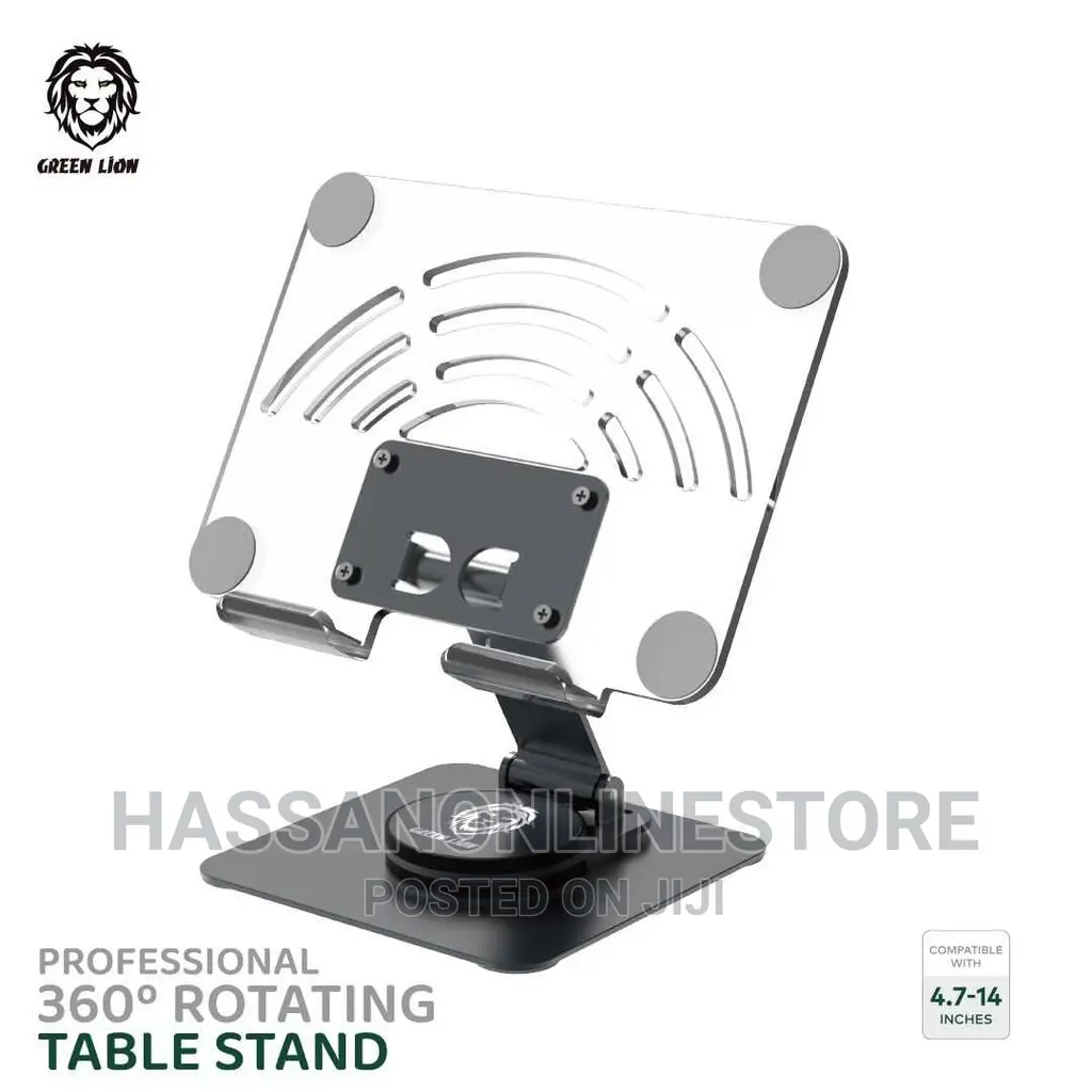 Greenlion Professional 360 Rotating Table Stand - Clear