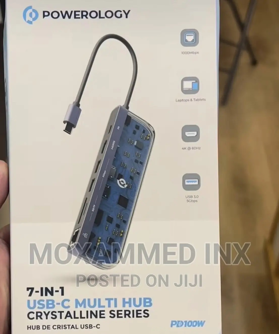 Powerology Usb C Mult Hub 7 In 1