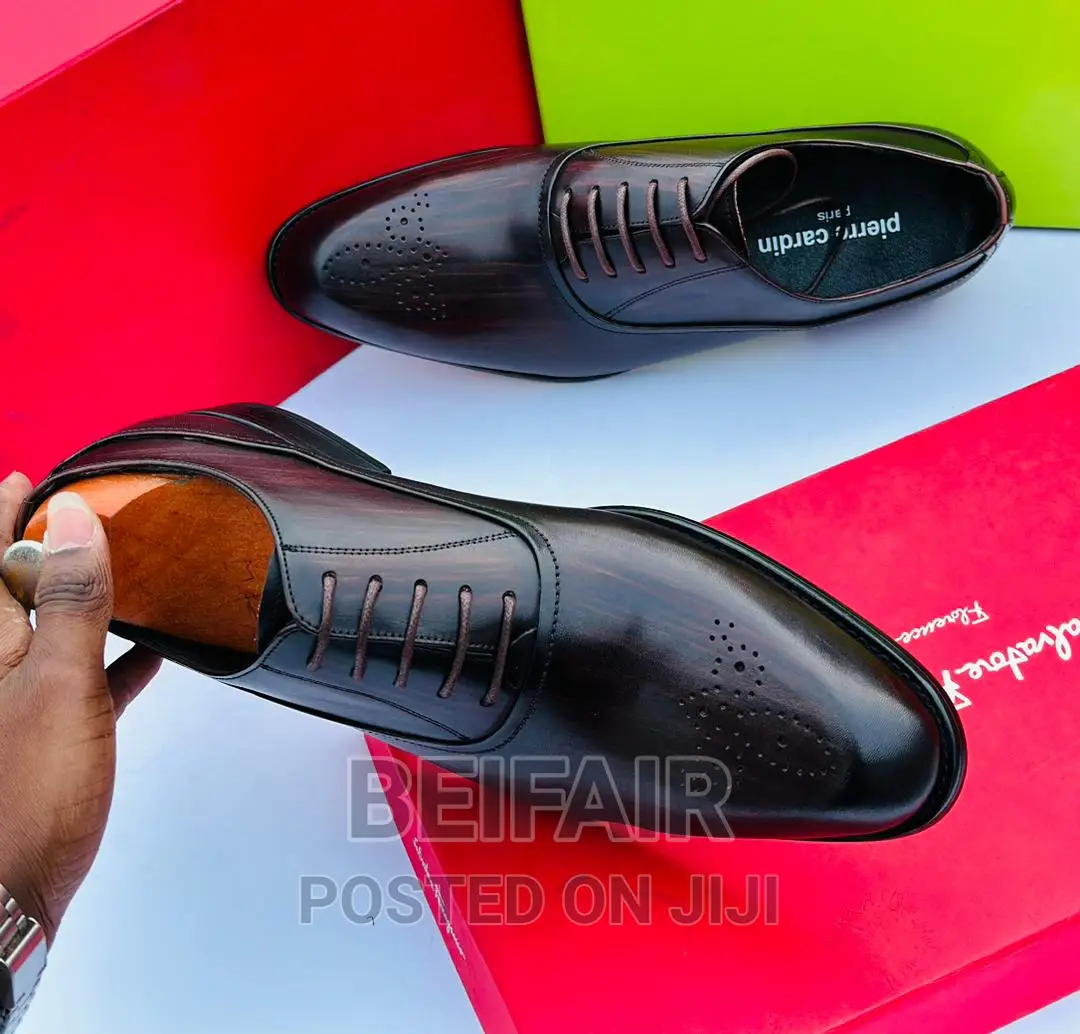 Original Leather Mens Shoes | Viatu Original Vya Kiume