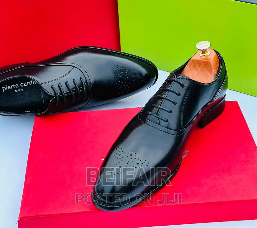 Original Leather Mens Shoes | Viatu Original Vya Kiume