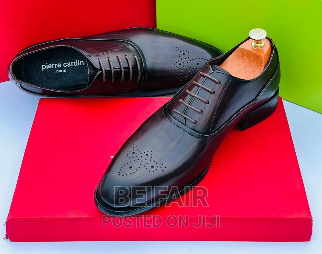 Original Leather Mens Shoes | Viatu Original Vya Kiume