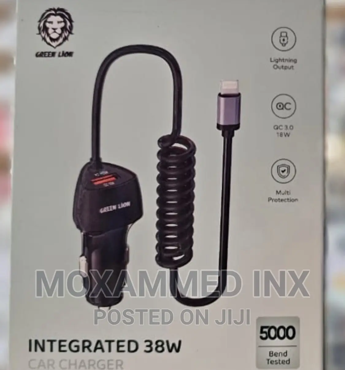 Intergrated Car Charger 38W