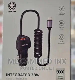 Intergrated Car Charger 38W