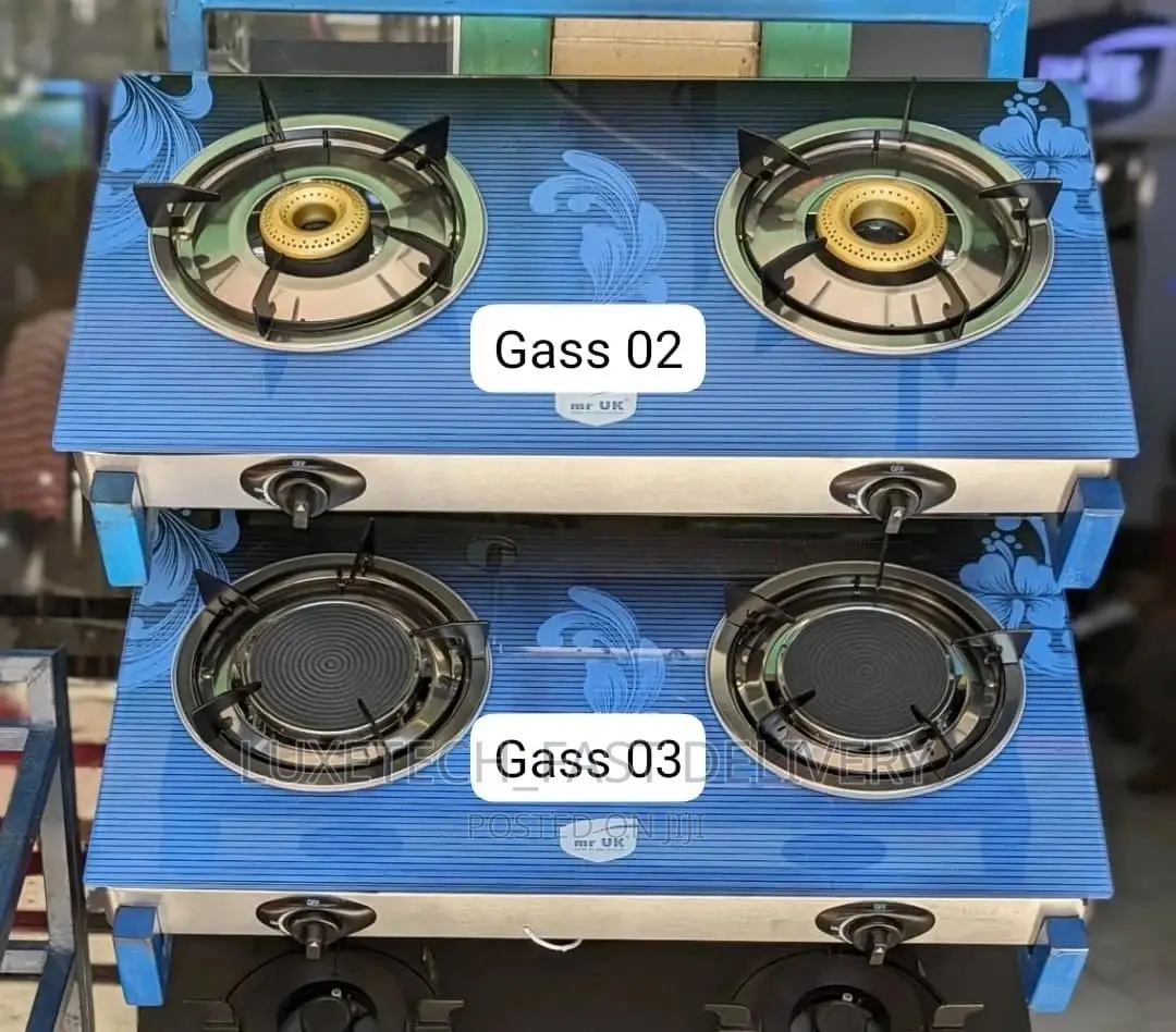 Mr Uk Gas Stove 2 Plates(Burner Na Nyavu)