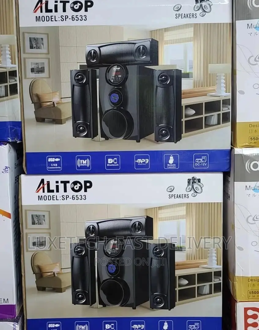 Alitop Subwoofer 3 Speakers High Bass