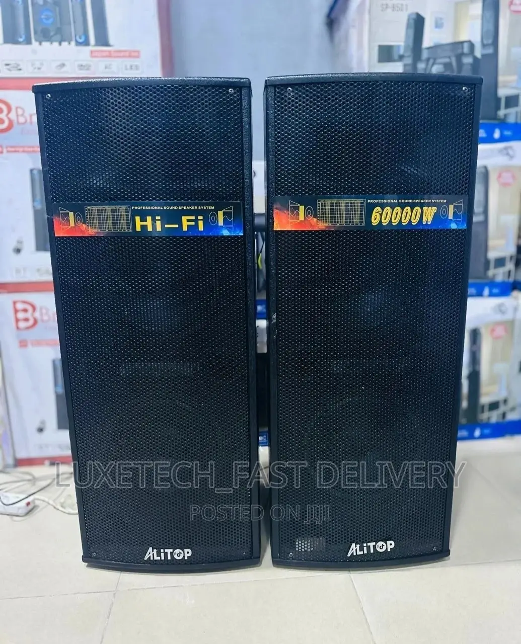 Alitop Professional Sound Speakers 60000watts
