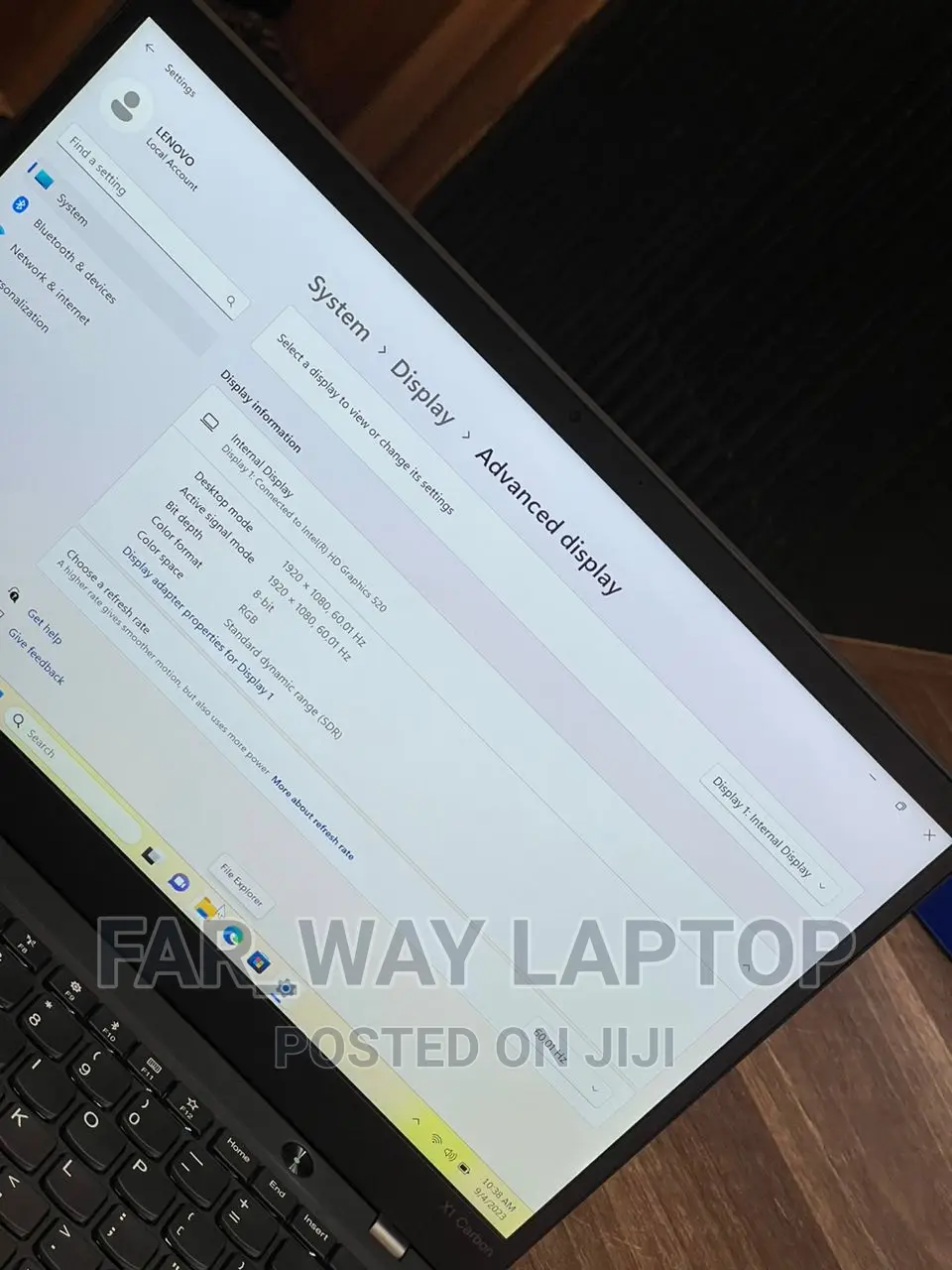 Laptop Lenovo ThinkPad X1 Carbon 8GB Intel Core I5 SSD 256GB