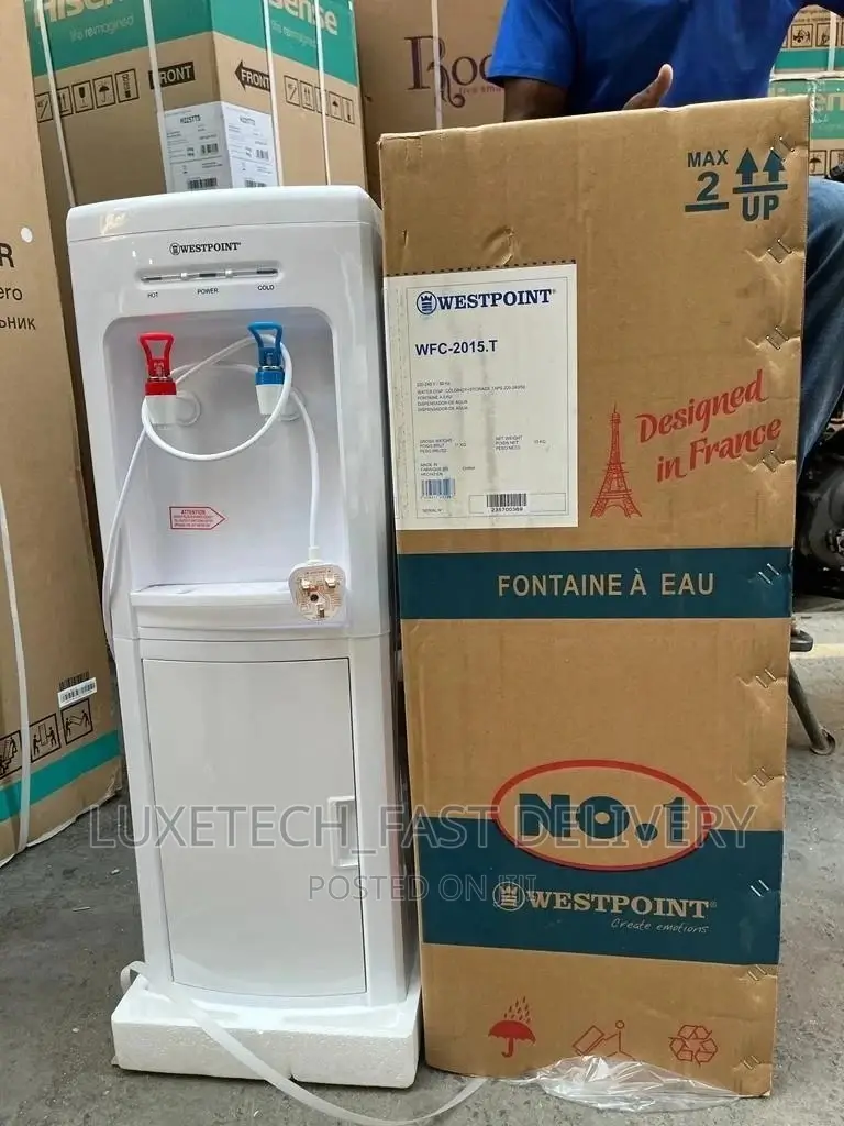 Westpoint 2 Taps Hot and Cold Water Dispenser With Cabinet (Top Load)