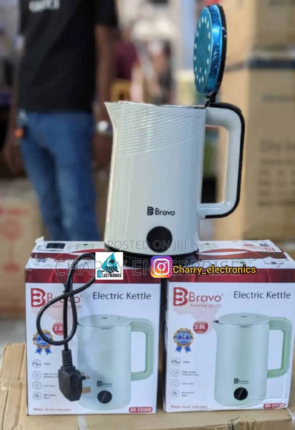 ORIGINAL Bravo Electric Kettle2L
1500w