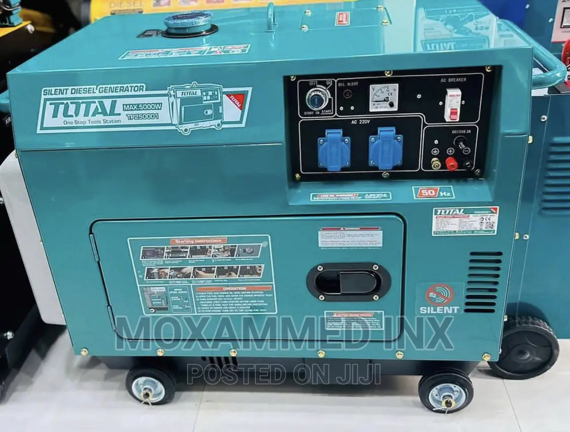 Total Diesel Generator 5.5kws Single Phase