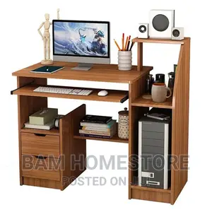 Computer Table With Shelves