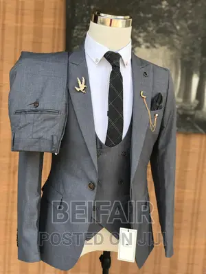 Suti Za Kiume | Men's Suits | Gray Suits | Kijivu