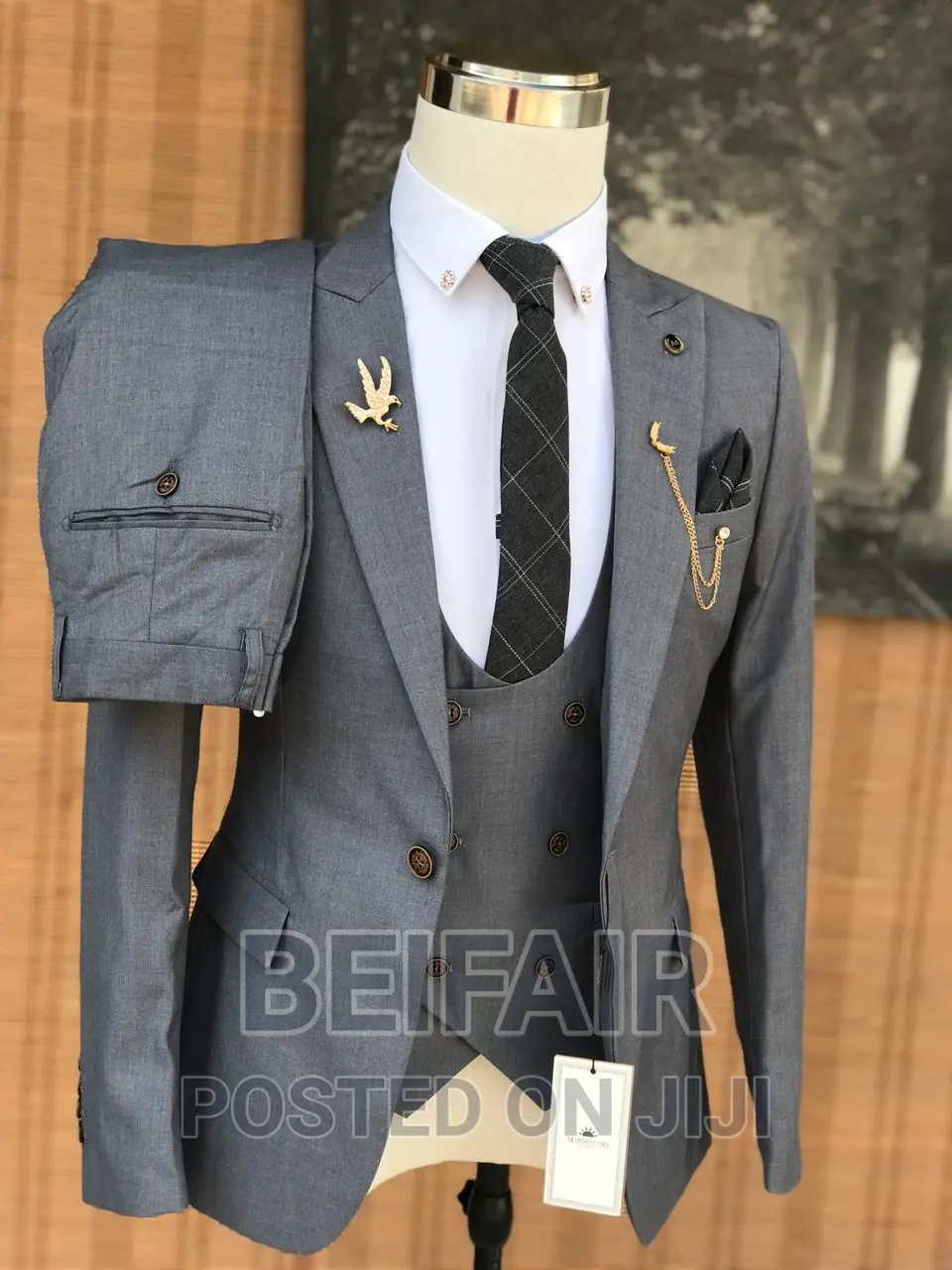 Suti Za Kiume | Men's Suits | Gray Suits | Kijivu