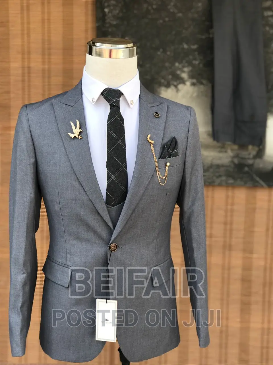 Suti Za Kiume | Men's Suits | Gray Suits | Kijivu