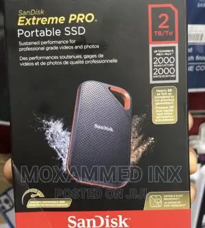 Sandisk Extrem Pro 2TB Speed 2000mb/S