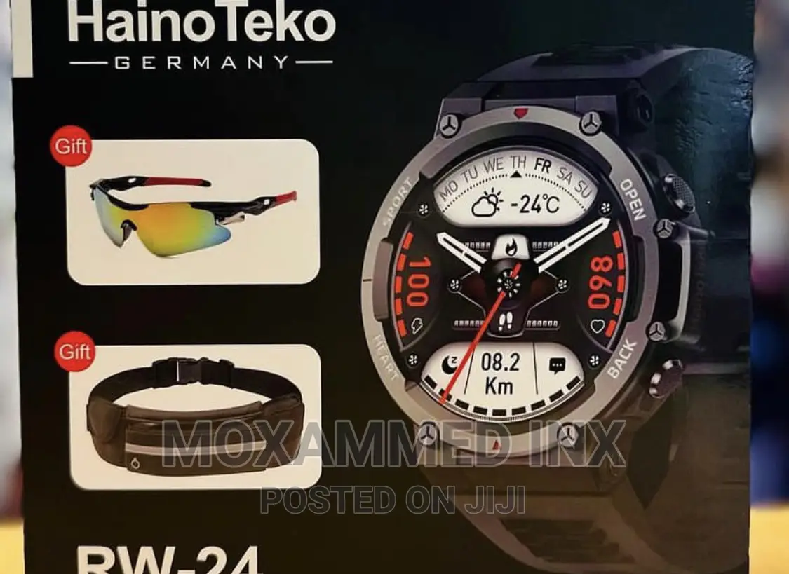 Haino Teko Smartwatch RW24 With Free Waist Bag Sunglassess