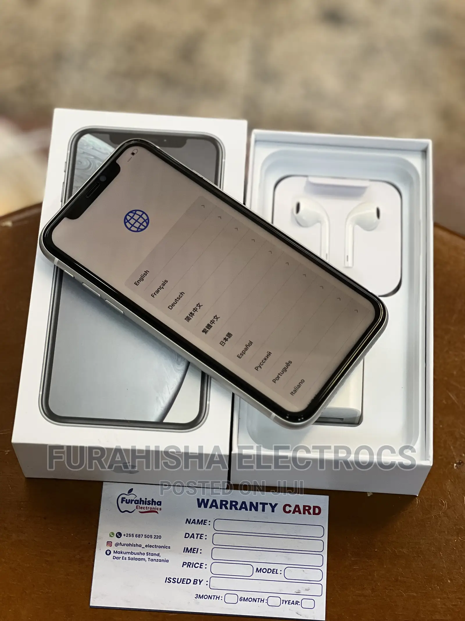 New Apple iPhone XR 128 GB Silver