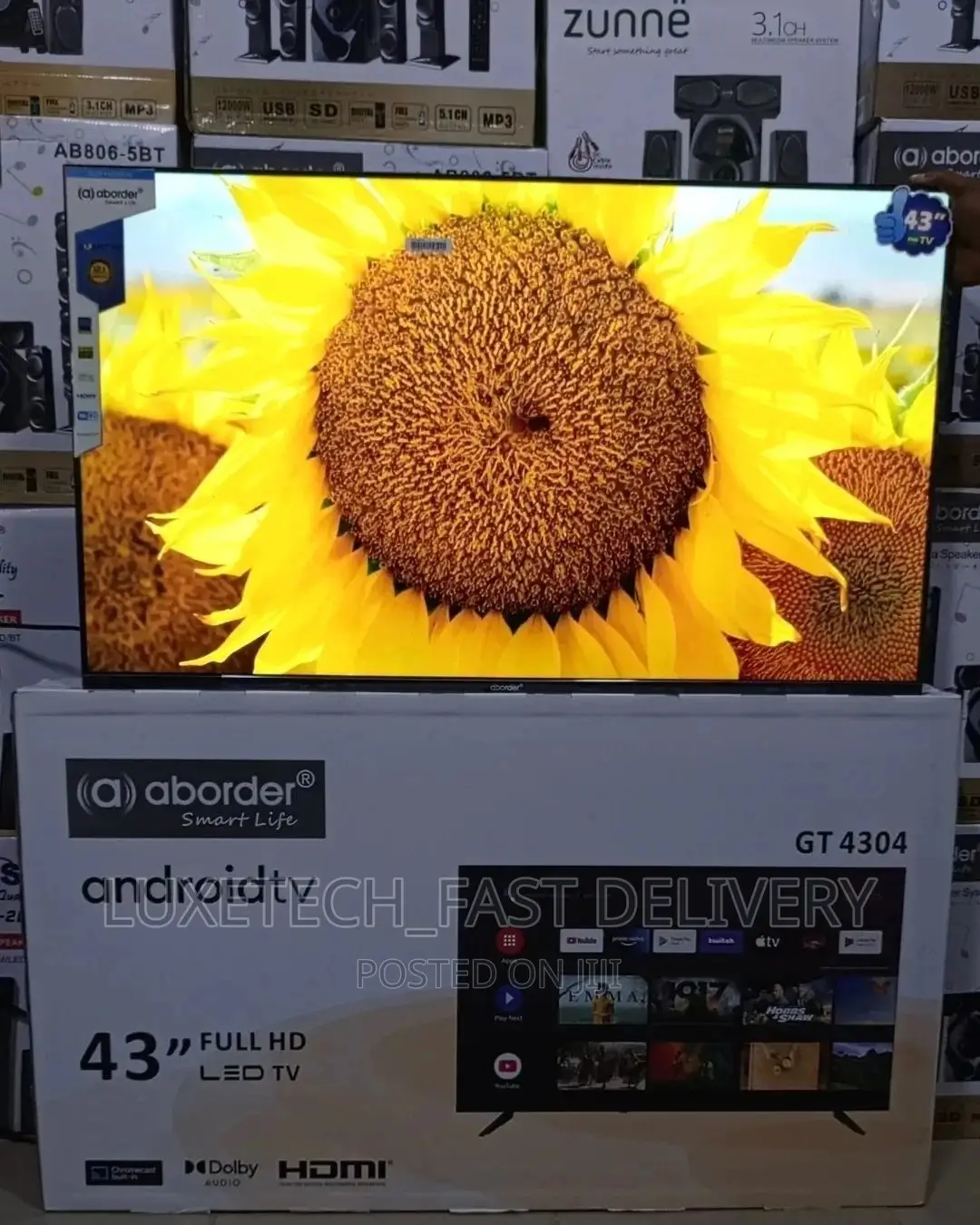 Aborder 43 Inches Smart Android Full HD TV