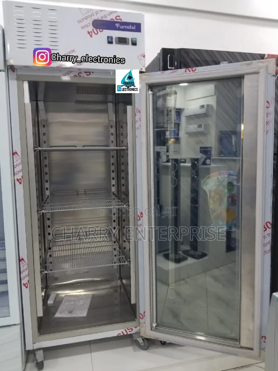 Offer Furnotel Heavy Duty Upright Showcase Freezer 650 L