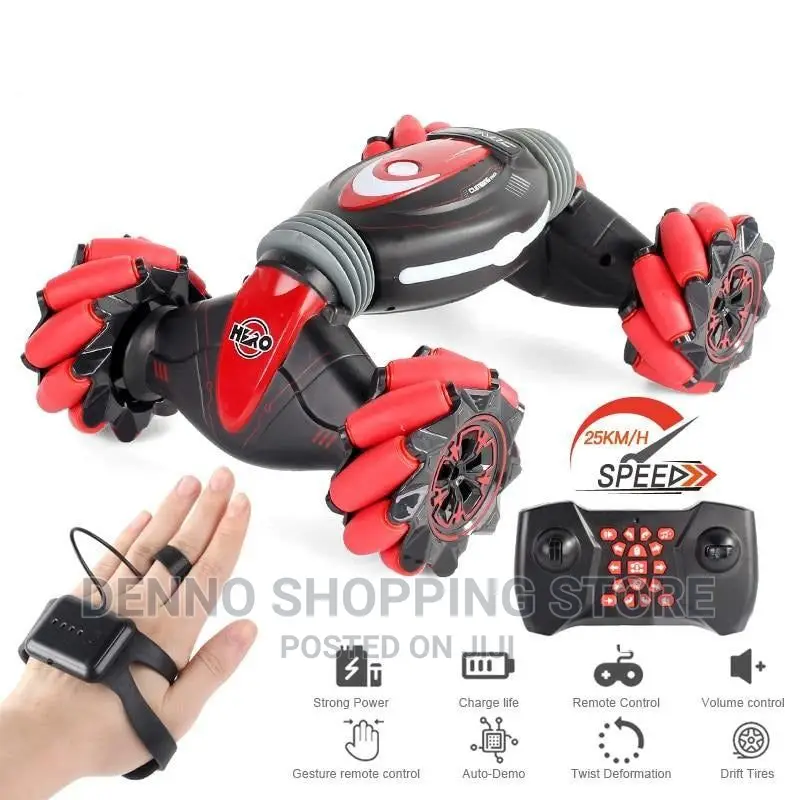 Kids Twisting Dancing Car With Hand Lighting Remote