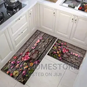 Kitchen Velvet Mats 2 In 1