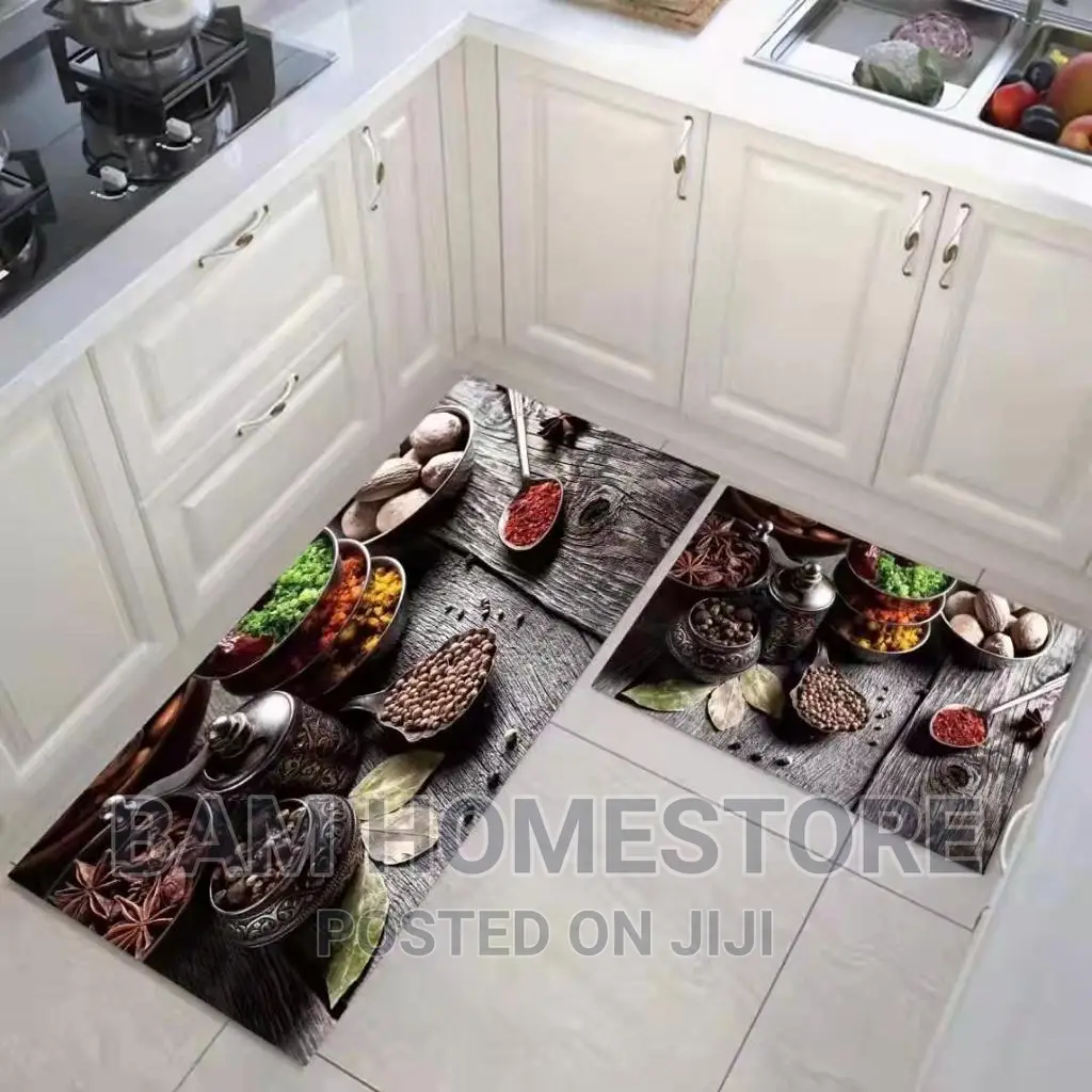Kitchen Velvet Mats 2 In 1