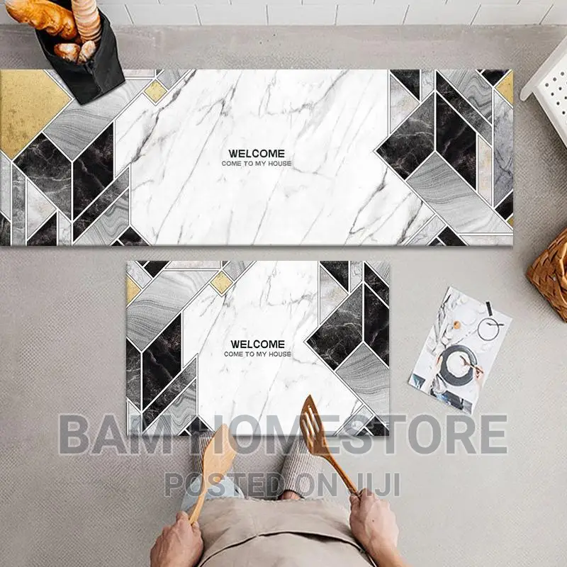 Kitchen Velvet Mats 2 In 1