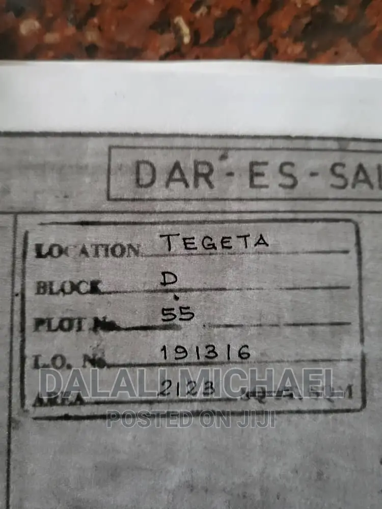 Plot for Sale at Tegeta Block D