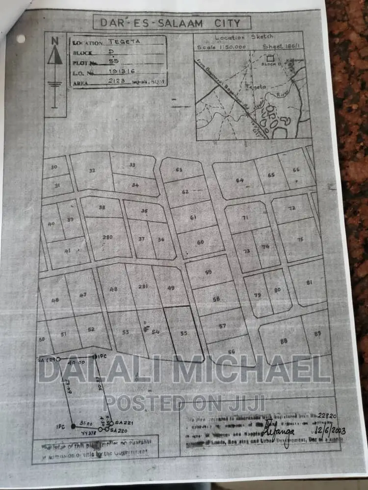 Plot for Sale at Tegeta Block D