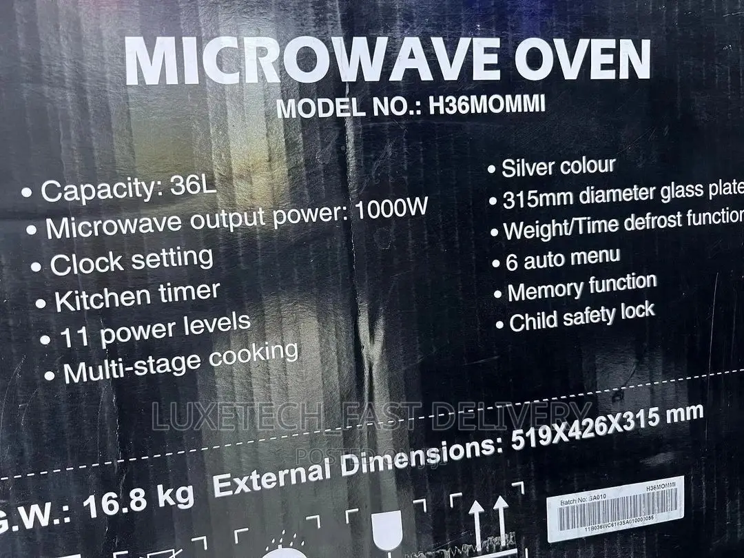 Hisense Digital Microwave Oven 36l