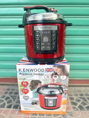 Kenwood 6l Digital Pressure Cooker Red
