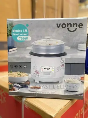 Vonne Electric Rice Cooker 1.8L With Steam Basket