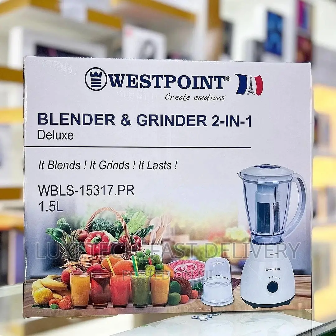 Westpoint 2 in 1 Electric Blender Deluxe 1.5 Litres