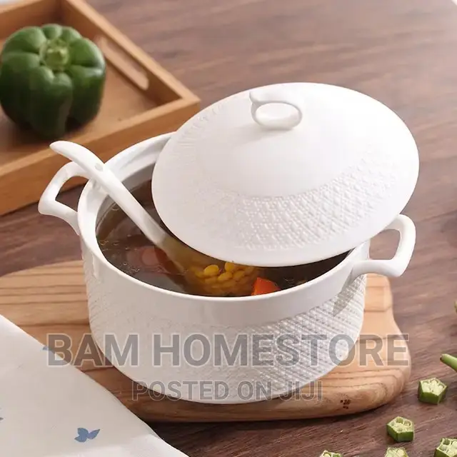 3 in 1 Ceramic Pots With Lid