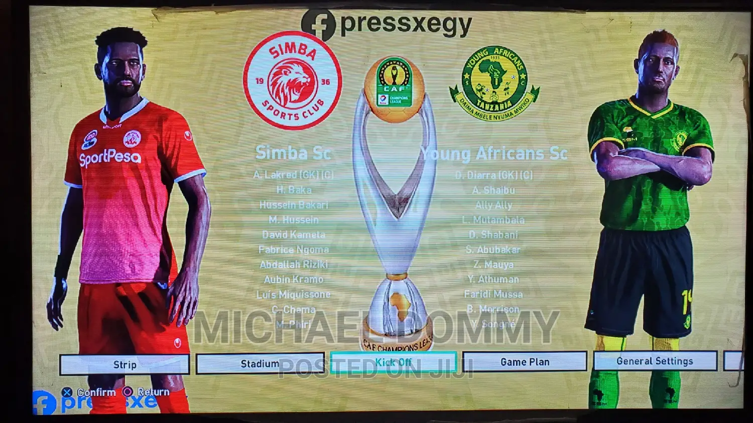 Pes 24 Ya Ps4 Yenye Simba Na Yanga