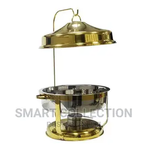 Gold Chaffing Dish Luxury Food Warmer Set Hotel Buffet 11L