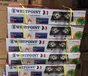 Westpoint Glass Table Cooker 2 Gas Burners