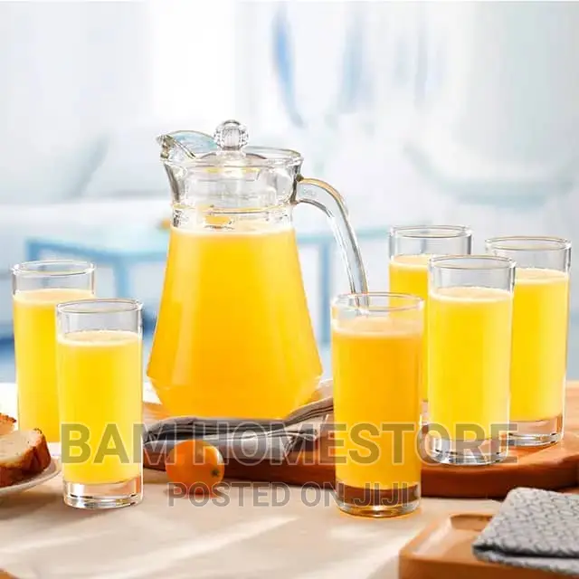 Jug and 6 Glasses