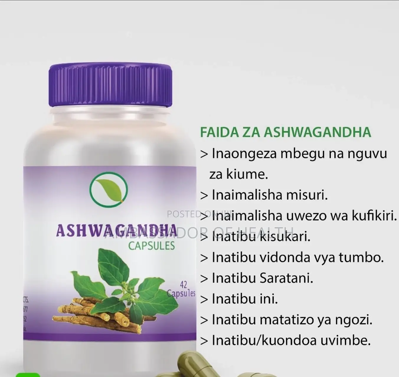 Ashwagandha Itakusaidia Kuongeza Mbegu Na Kuimarisha Misuli