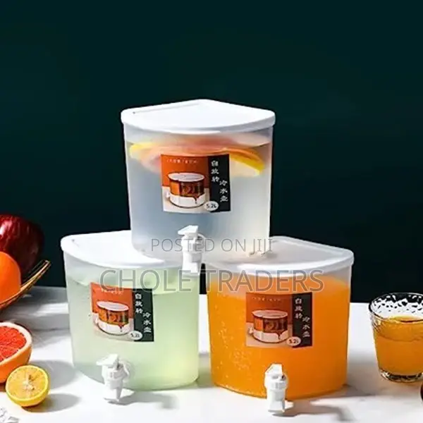 3 Compartments 5.2 Liters Drink / Water Dispenser for Fridge