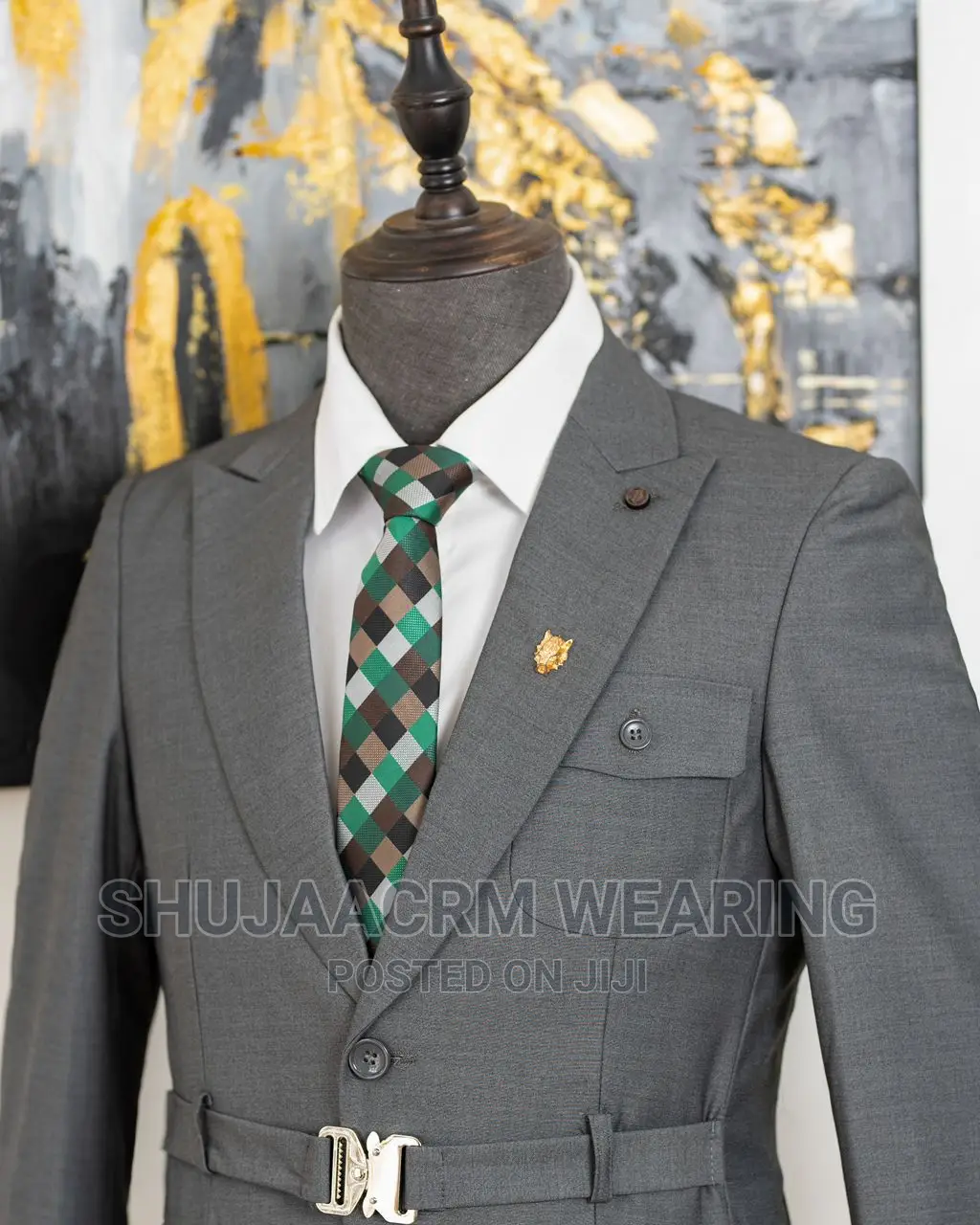 Belt Mens Suit
